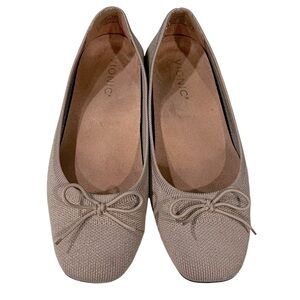 Vionic KLARA Champagne Knit Ballet Flats Size 6